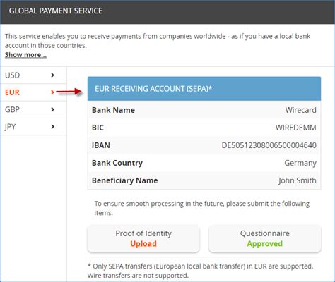 payoneer iban number|Global Payment Service for Business .